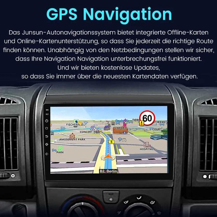 Мултимедия Android Fiat Ducato Peugeot Boxer Citroen Jumper навигация