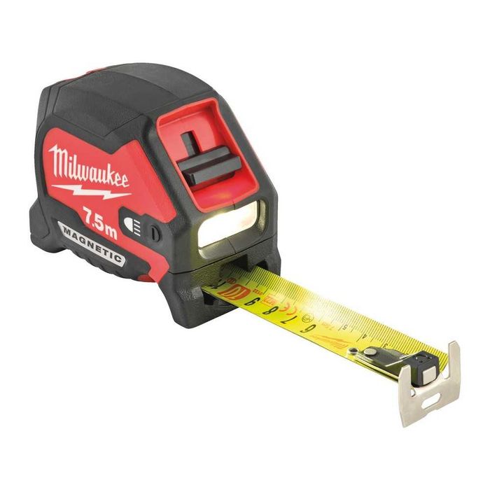 Ролетка MILWAUKEE 4932492469, LED магнитна, 7.5m