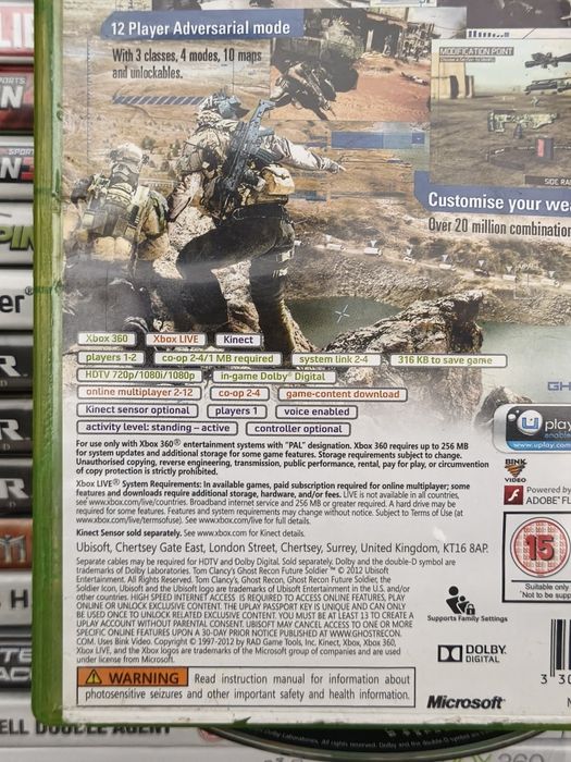 Joc/jocuri Tom Clancy's Ghost Recon Future Soldier Xbox360/Xbox One