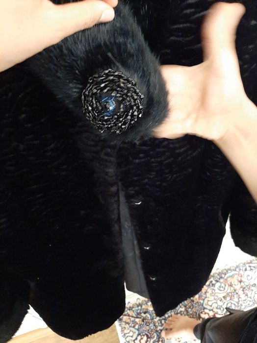 Палто женская черная