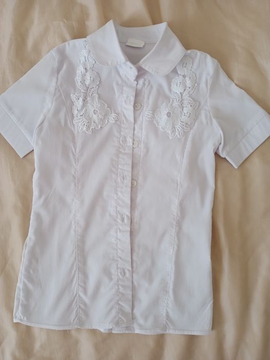 Белая рубашка для девочек