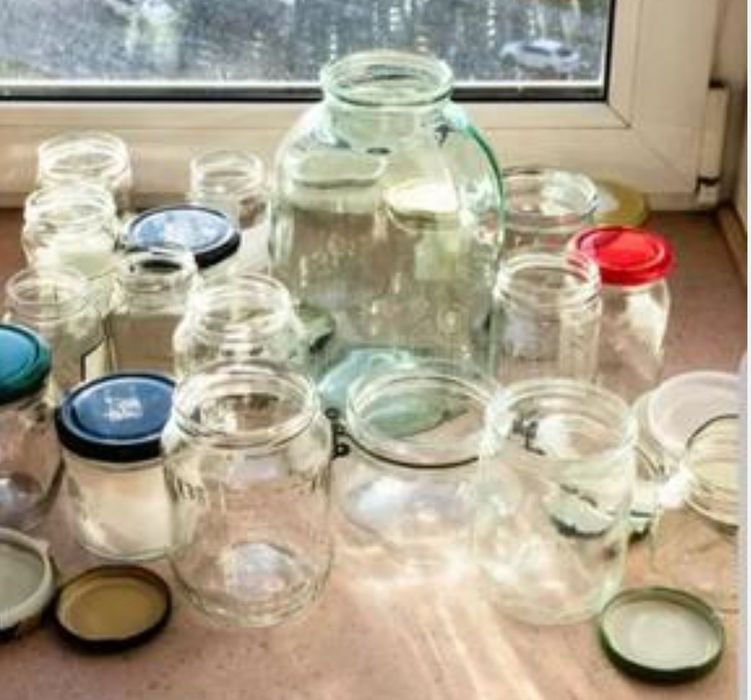 Банки 1л, 0,75л, 2л. разные