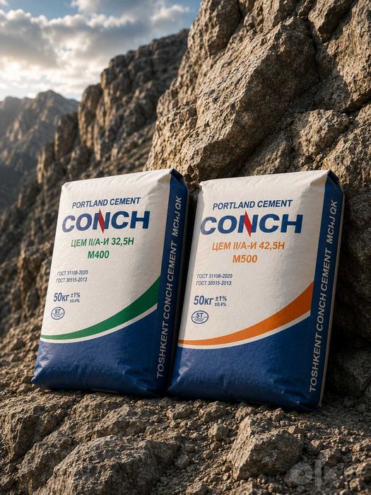 CONCH sement М400, М500 zavod narxida