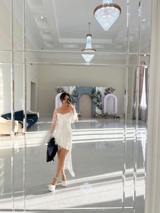 Платье вечерная короткая