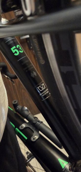 Cube Attain 2018 шосеен велосипед 53см + Van Rysel компютър+аксесоари