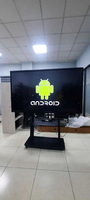 Сенсорный Интерактивный Панель 100/98/86/75/65/55 4K +OPS i7 Доставка!