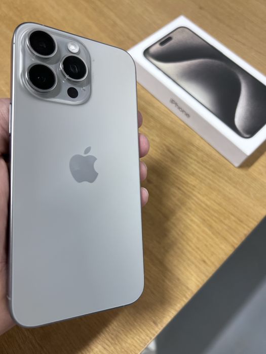 Iphone 15Pro Max 512 gb full, silver, impecabil baterie 88% originala