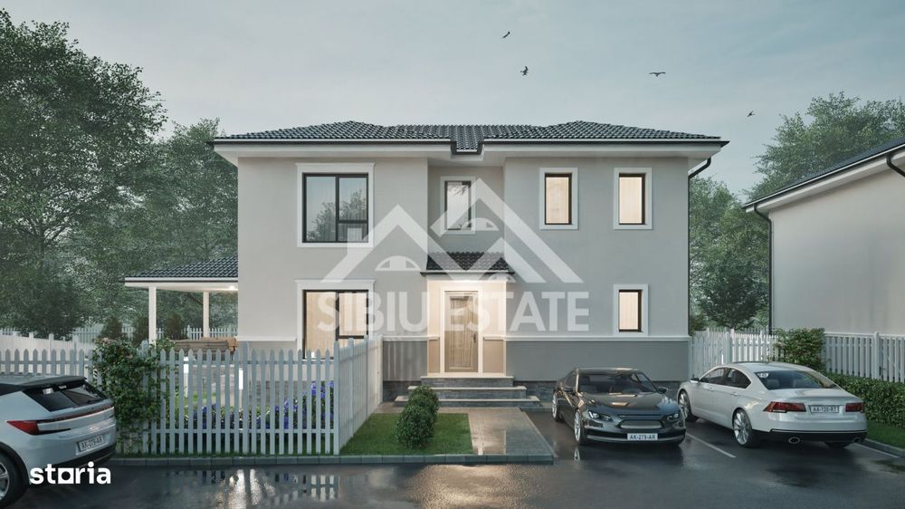 Casa individuala cu gradina generoasa – confort, spatiu si eleganta