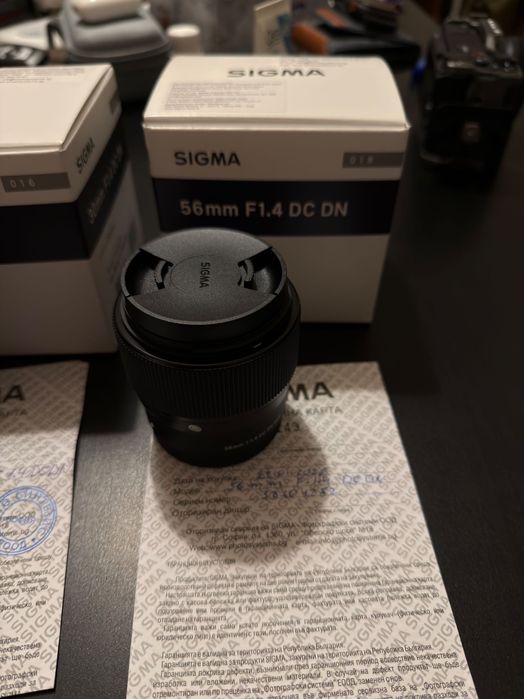 2 обектива Sigma f/1.4 DC DN Sony E - 16mm + 56mm