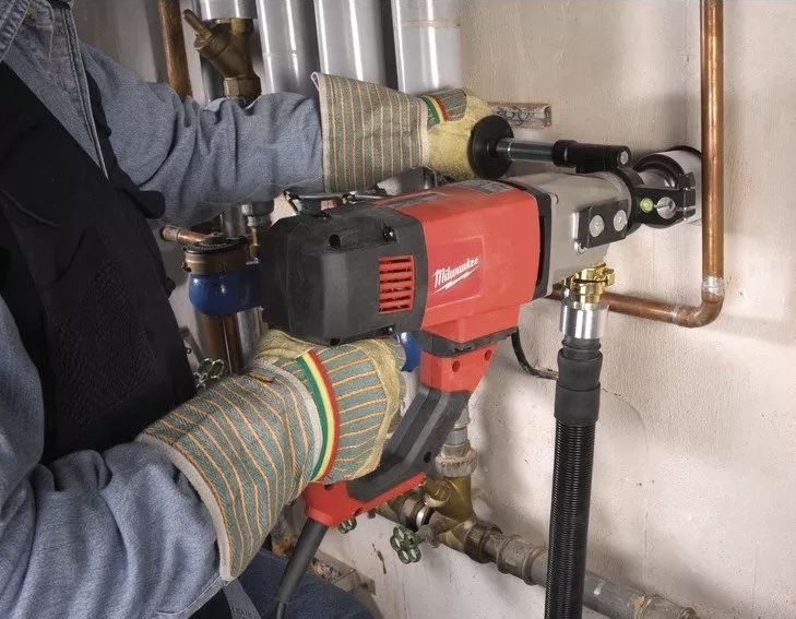 Сухое алмазное сверление