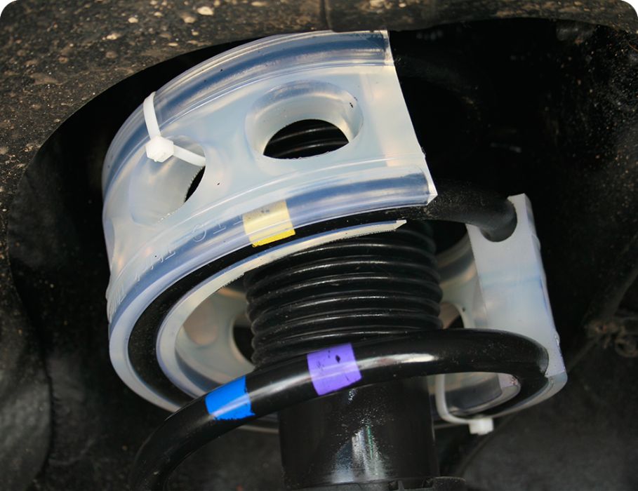 Intaritor inaltator distantier suspensie arcuri set 2 bucati silicon
