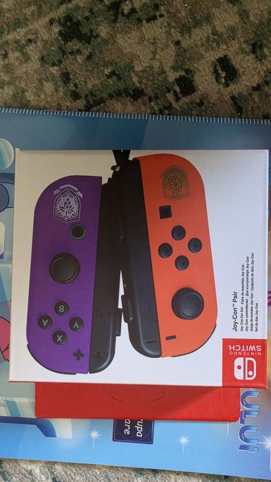 Set 2 joycons Nintendo Switch, noi, Pokemon Scarlet & Violet