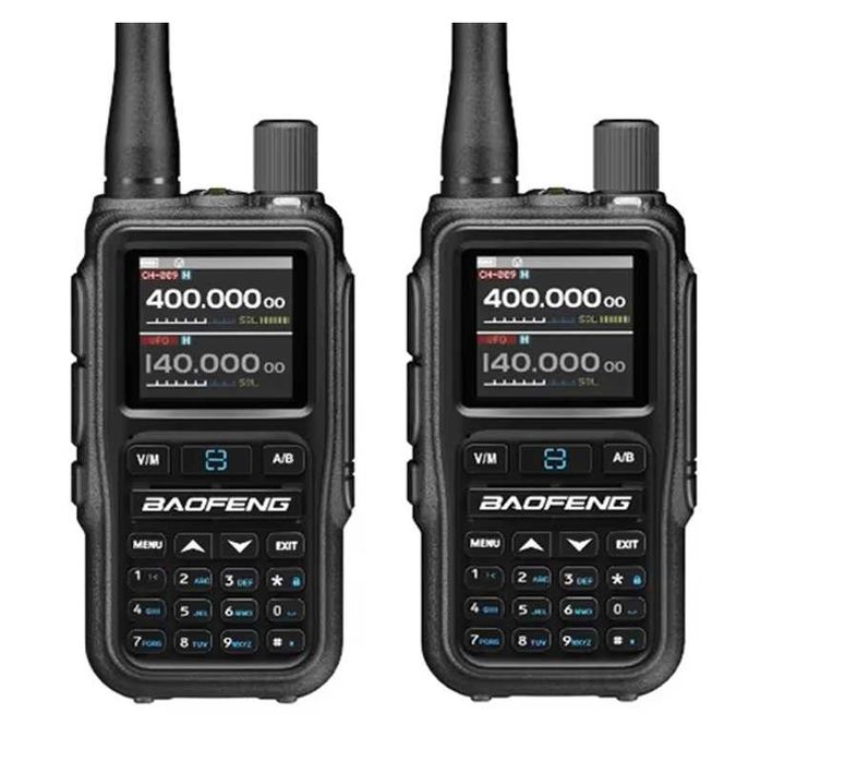 Комплект 2 броя радиостанции уоки токи BAOFENG UV-5R Mini 2200mAh