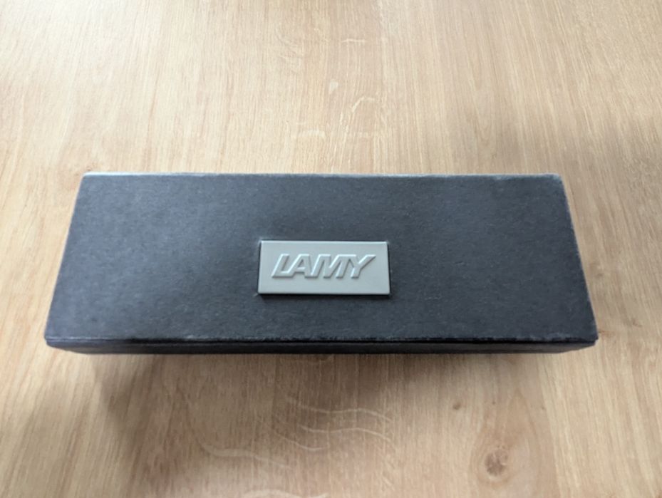 Set Stilou si pix Lamy logo brushed