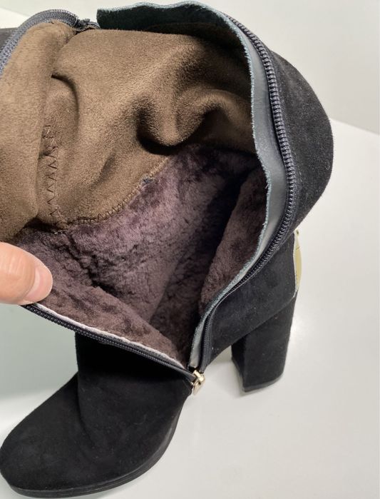 Замшевые испанские сапоги 39 размер