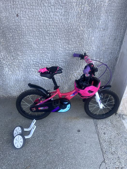 Детски велосипед Cross daisy 16 , каска cube 49-55 см