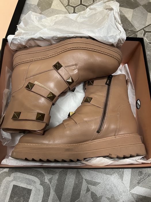 Боти от естествена кожа Musette