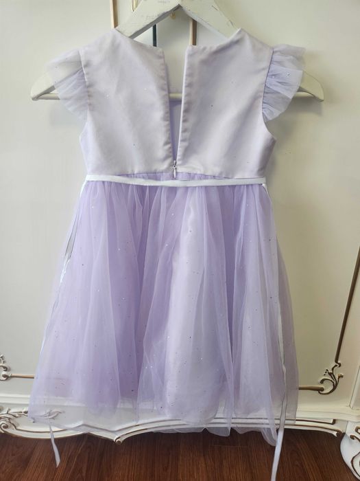 Сиреневое платье для девочки, размер 116