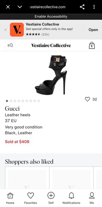 Босоножки Gucci винтаж