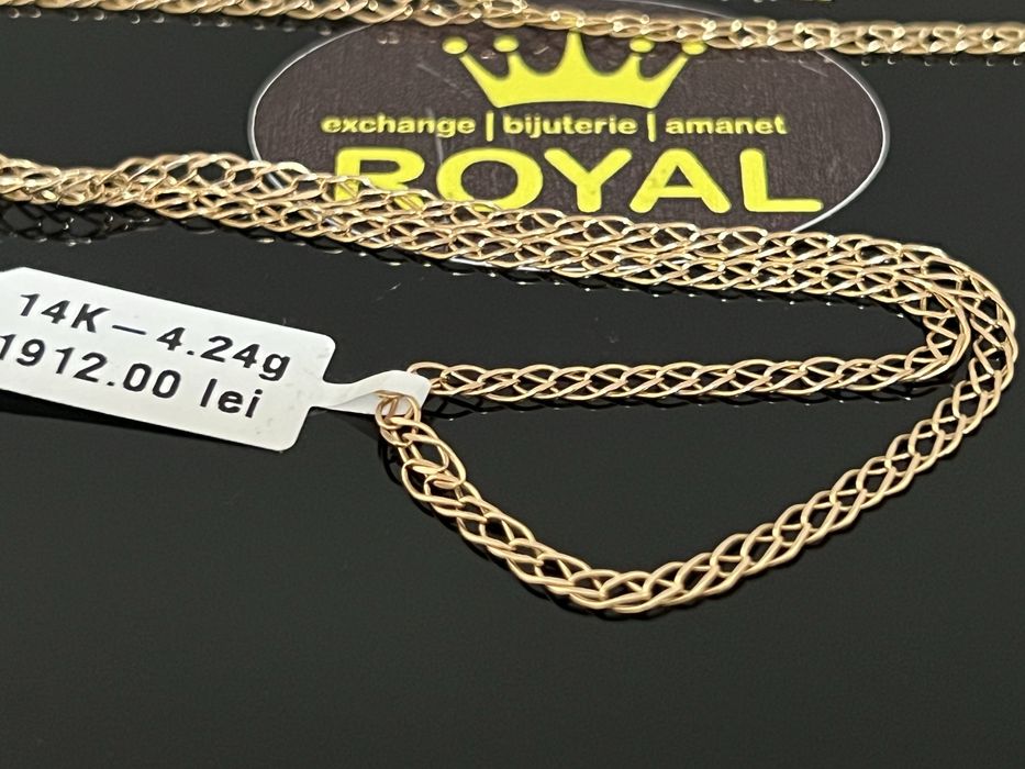 Bijuteria Royal CB : Lant aur 14K 585  4,24 grame
