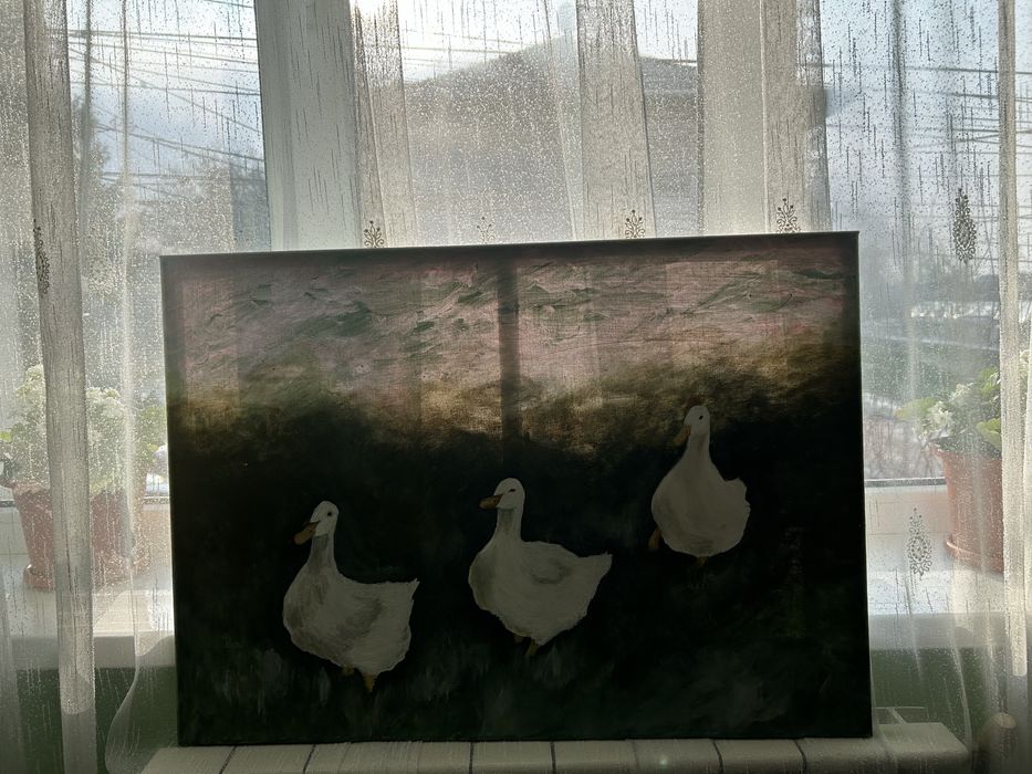 Tablou pictat manual