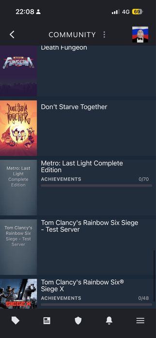 Steam аккаунт ( cs2, dota 2, peak, rainbow six siege