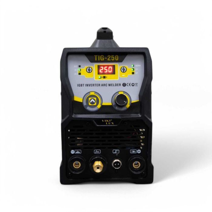 Електрожен инверторен VikiLux TIG/MMA 250A с аргон Yellow