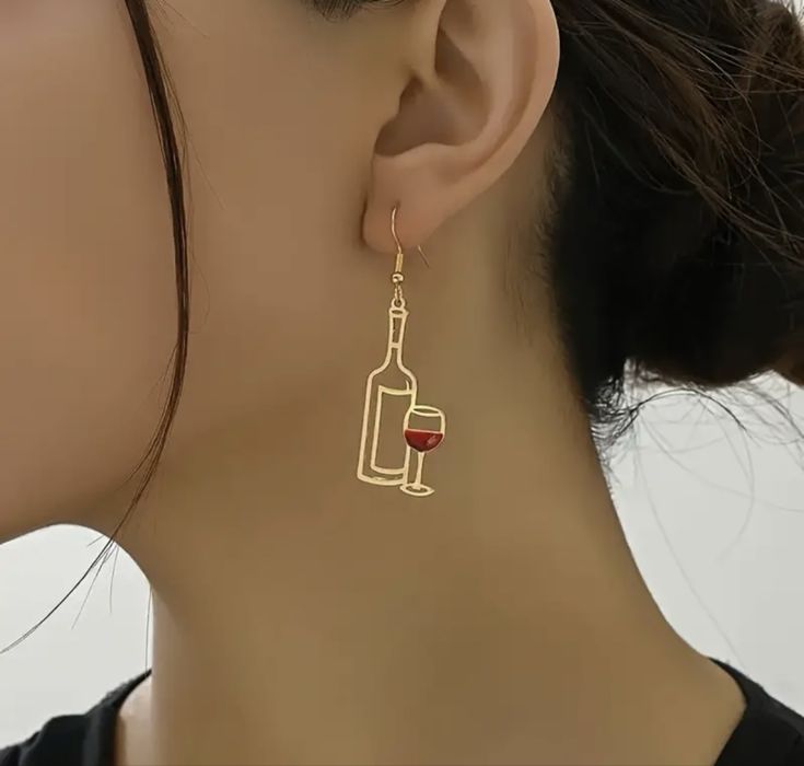 Обеци “Винена вечер” – за ценителки на стила и доброто вино