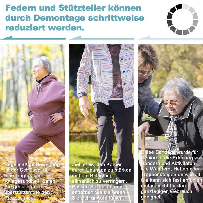 Jambiere ComfortAce din neopren SBR cu plăci de aluminiu