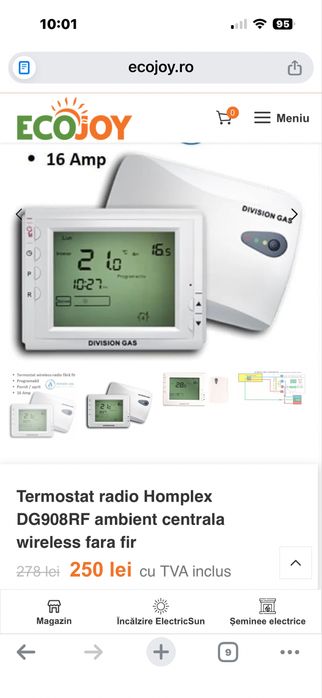 Termostat Programabil Nou