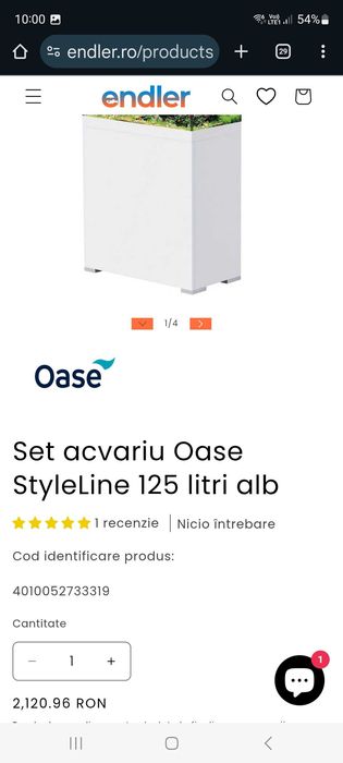 Acvariu complet Oase StyleLine 125