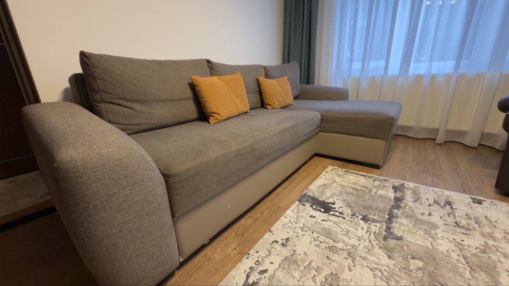 Canapea coltar Naturlich-extensibila, lada depozitare,stare foarte bun