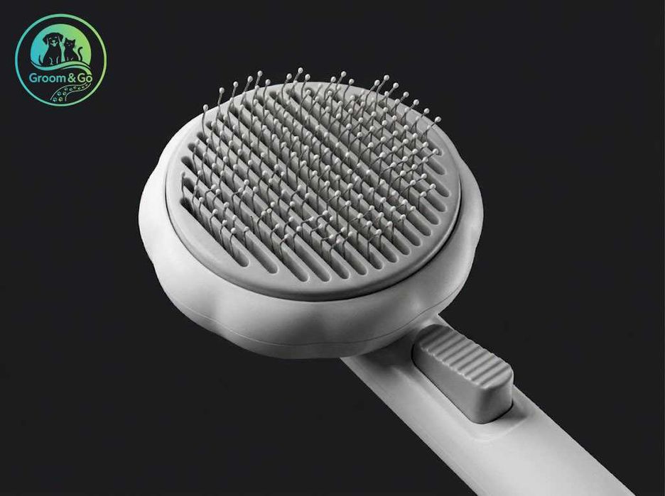 Комплект 3в1 за куче и коте: Четка, микрофибърна кърпа и сгъваема купа