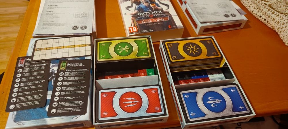 Gwent карти ,4 тестета.