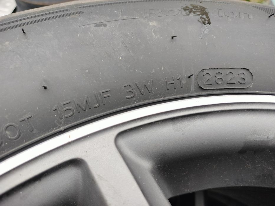 Jante 5×112 cu cauciucuri iarna 225/60R17 . VW Audi  Mercedes