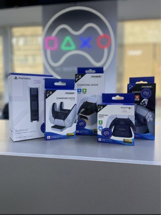 Зарядные станций для геймпадов PS5