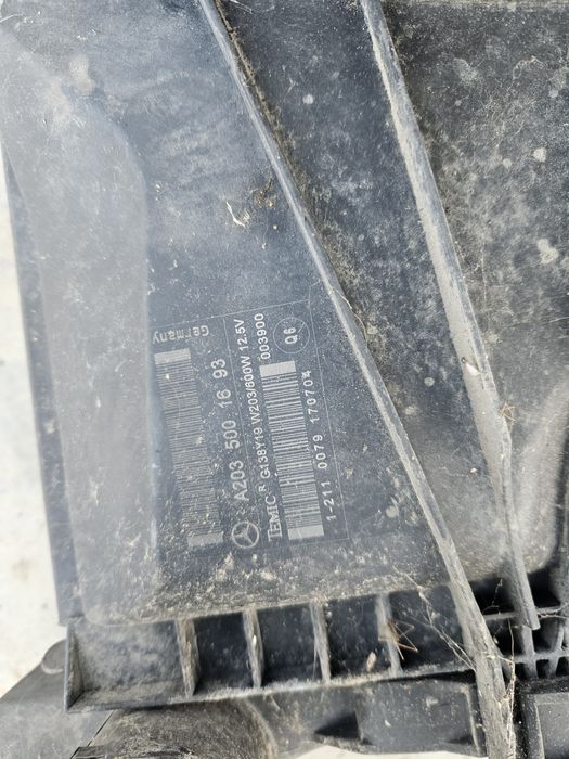 Ventilator Mercedes C Class 2005 Radiator Mercedes C Class 2005 W203