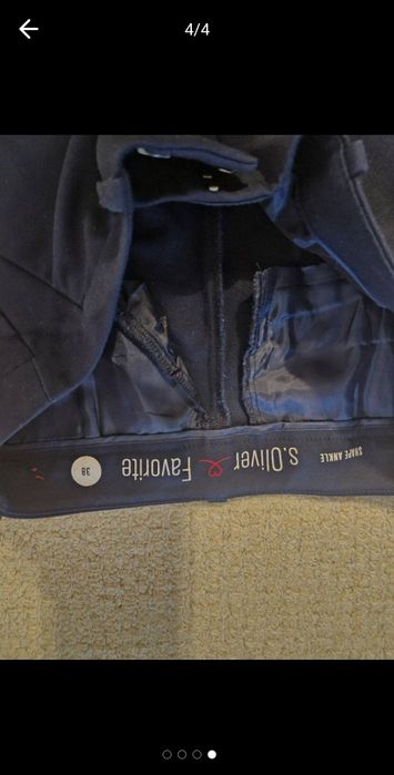 Pantaloni dama bleumarin,  mărimea a38