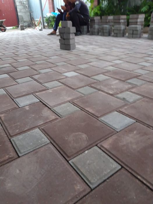 Укладка брусчатки и тротуарной плитки