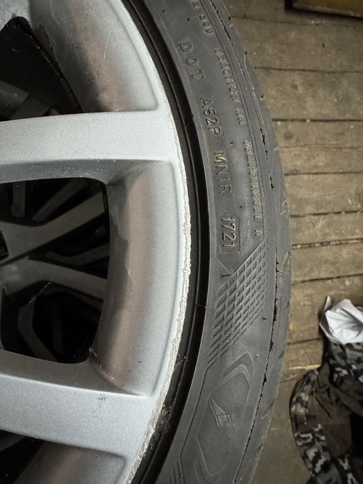 Jante Audi A5 OEM R18 cu Cauciucuri in stare Foarte BUNA