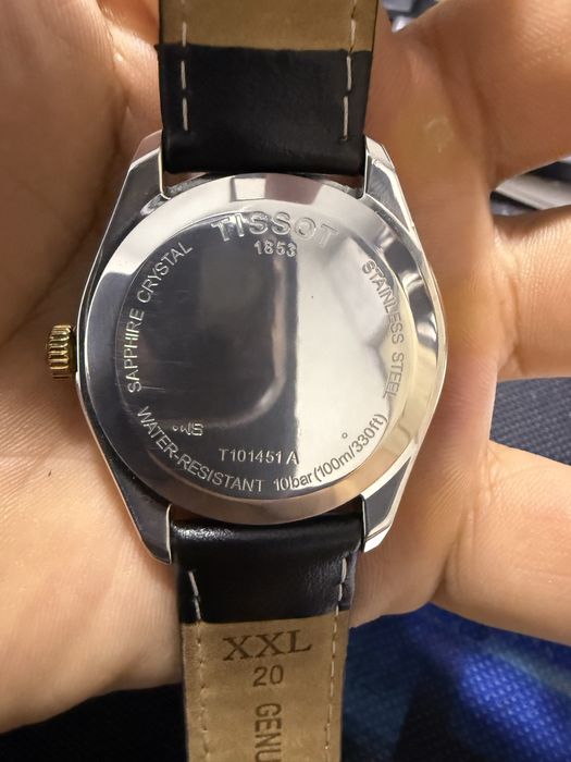 TISSOT PR100 Silver Dial Men's Brown T101451A