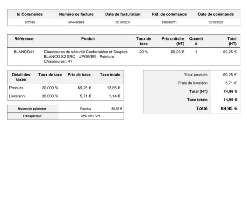Защитни обувки BLANCO