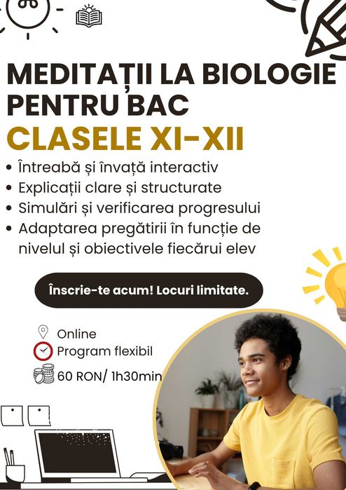 Meditații la biologie pentru bac clasele XI-XII