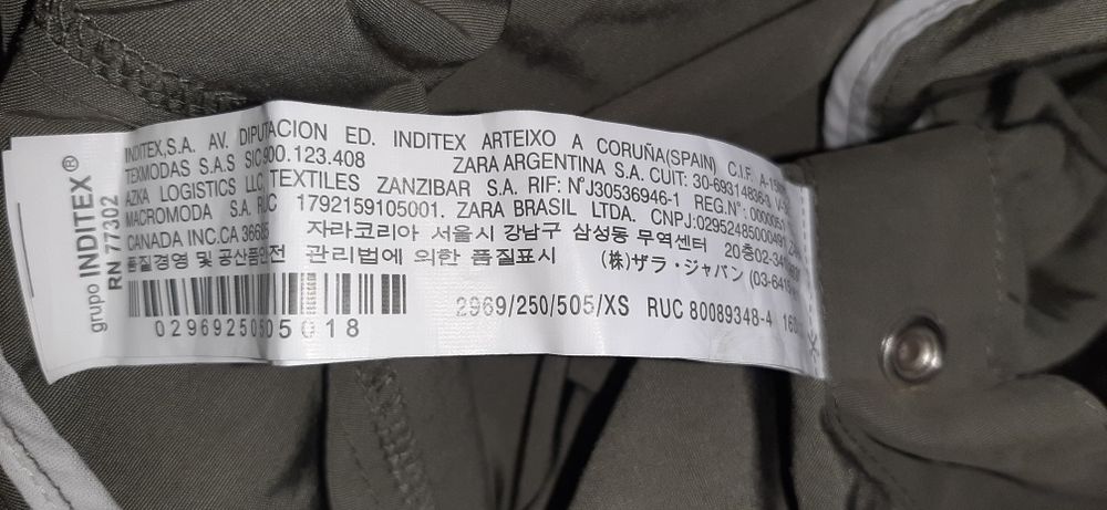 Geaca marimea XS, Zara ,stare foarte buna