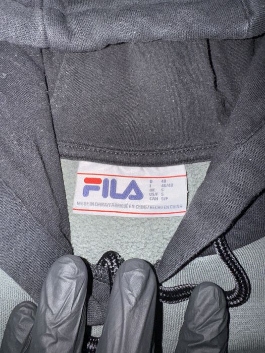 Hanorac FILA bicolor (kaki-negru), mărimea S, stare excelenta