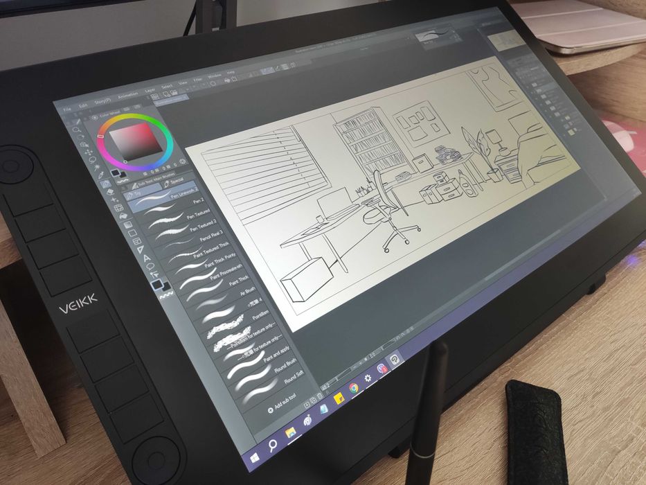 Veikk Studio VK2200 Pro 22" Таблет за рисуване с екран