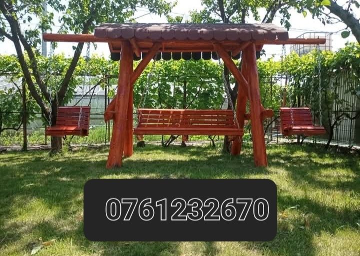 Mobilier rustic pentru exterior