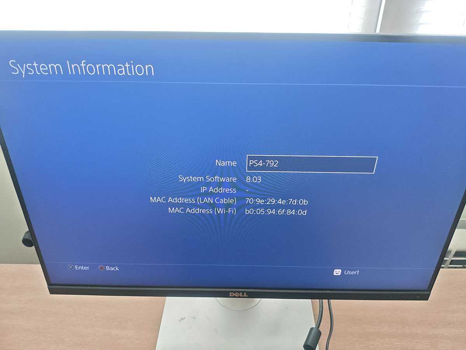Playstation 4 на Fw 8.03, със джойстик и кабели, PS4 конзола