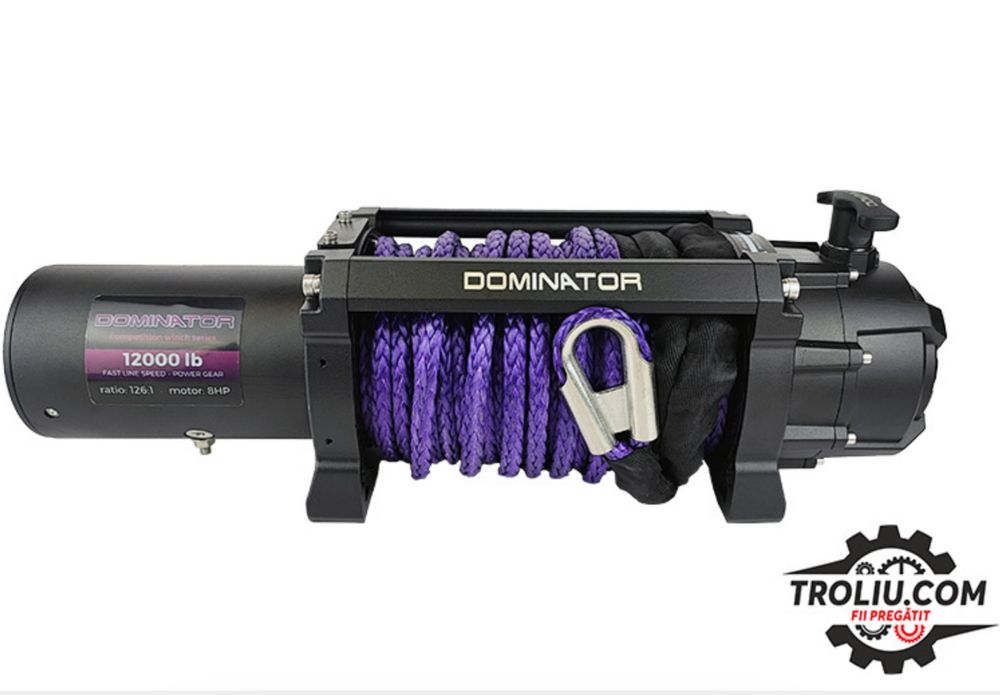 Troliu DOMINATOR 12000 PG sintetic Off Road Rapid cu 8CP - model 2024