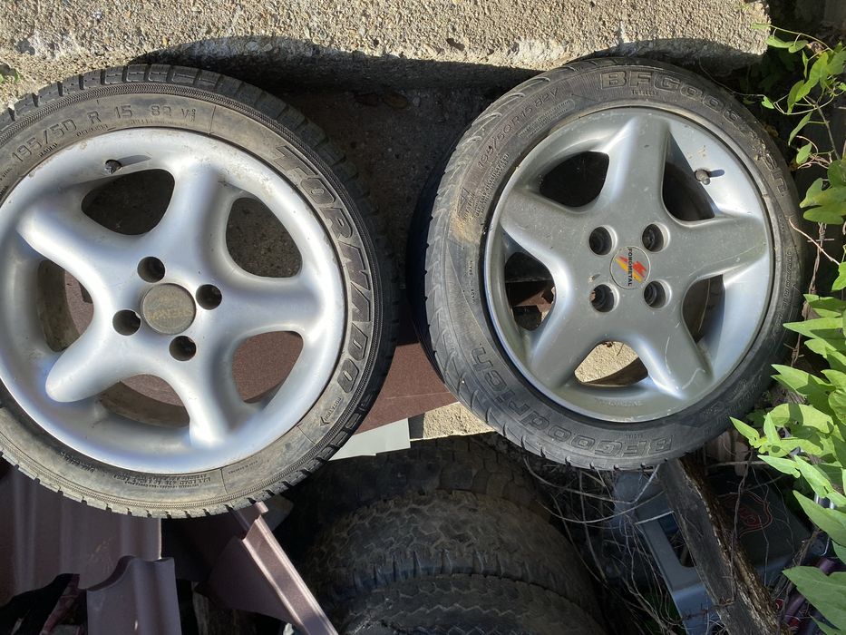Vând 4 jante Masină 195/50R15